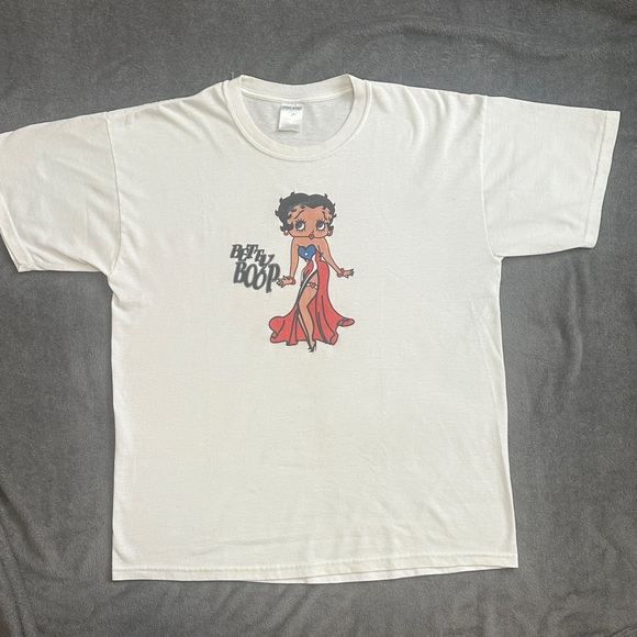 Betty Boop Graphic White Tee 1990s - Picture 1 of 5